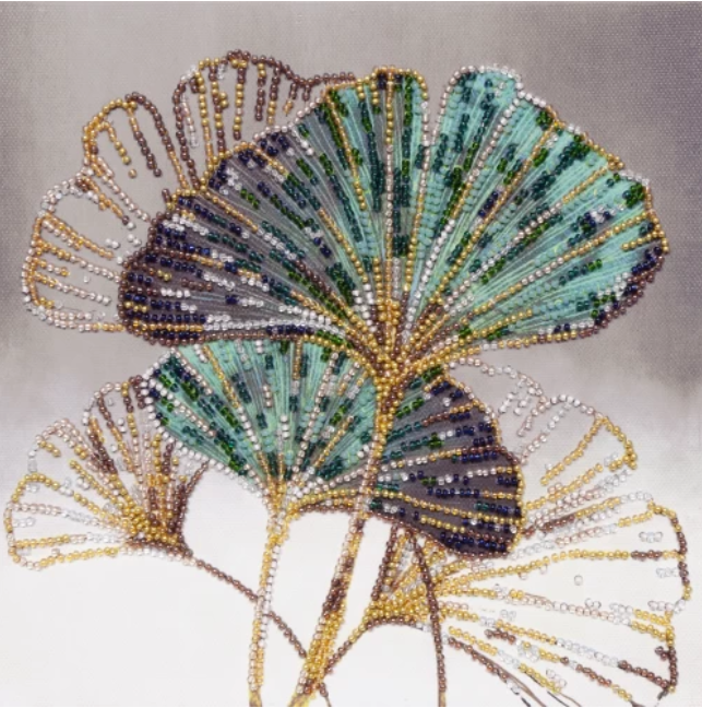 Abris Art. Emerald Leaves Beading Kit