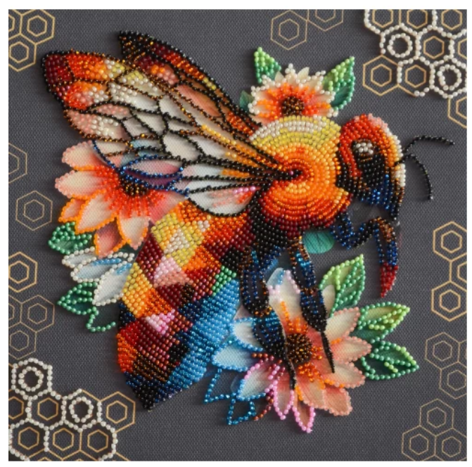 Abris Art. Honey Mosaic Beading Kit - Abris. Art - 1