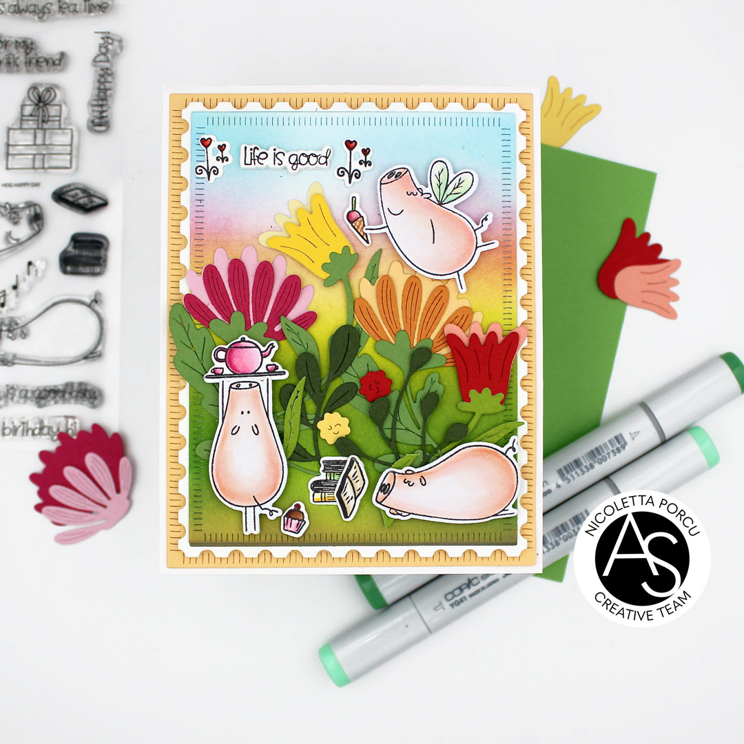 Alex Syberia Designs Andalusia Wildflowers Die Set