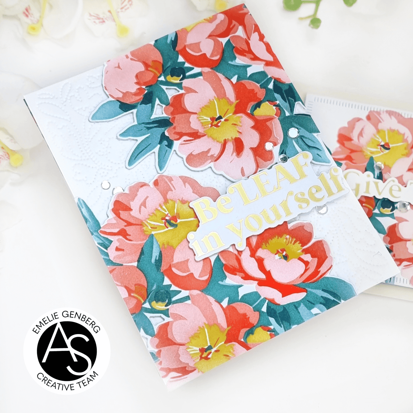 Alex Syberia Designs BeLeaf in Yourself Hot Foil Plate & Die Set
