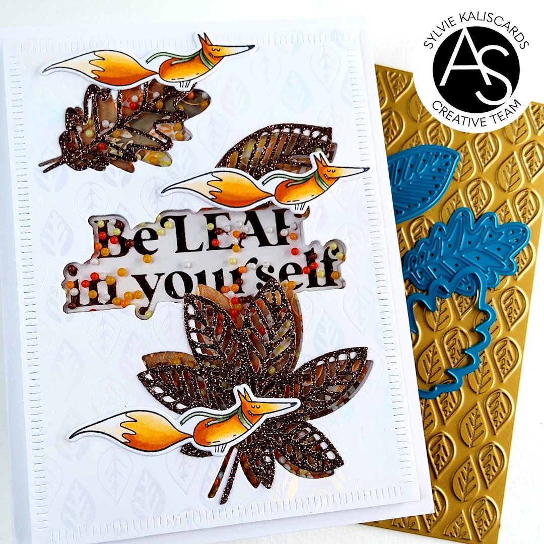 Alex Syberia Designs BeLeaf in Yourself Hot Foil Plate & Die Set