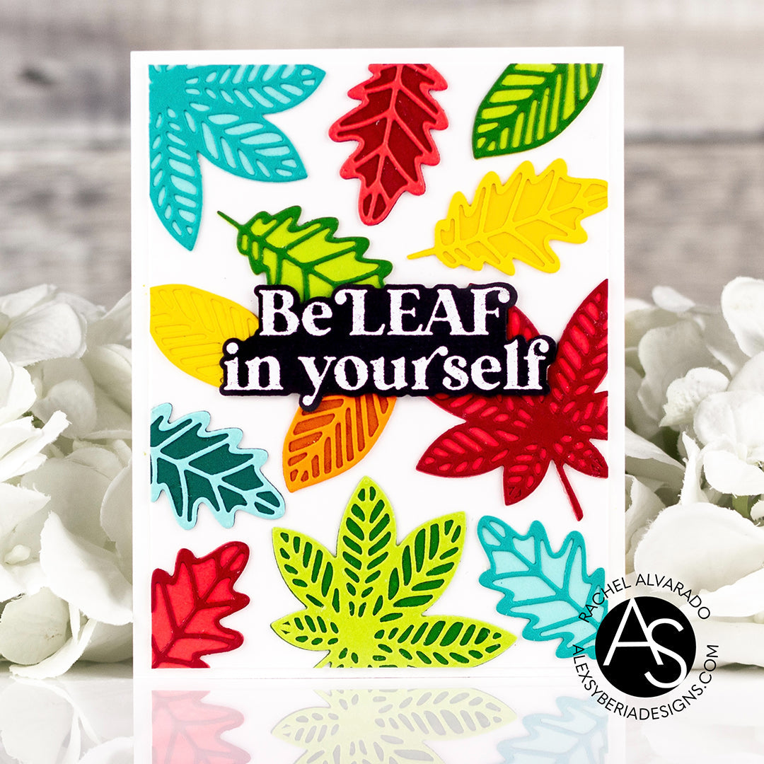 Alex Syberia Designs BeLeaf in Yourself Hot Foil Plate & Die Set