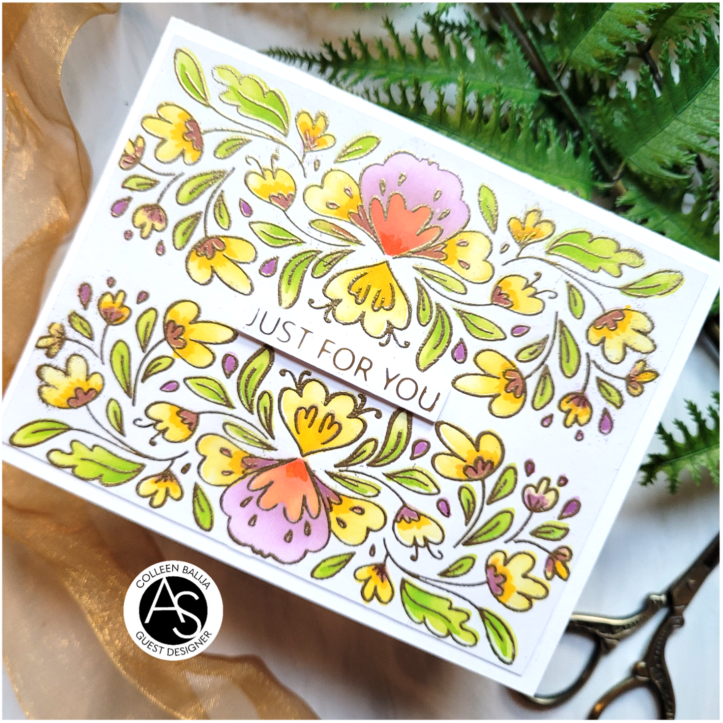 Alex Syberia Designs Beautiful Day Hot Foil Plate