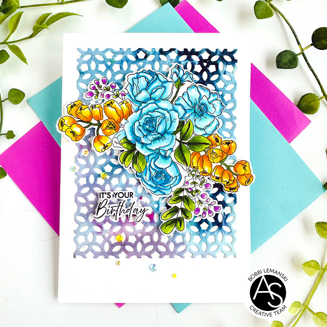 Alex Syberia Designs Birthday Bouquet Die Set