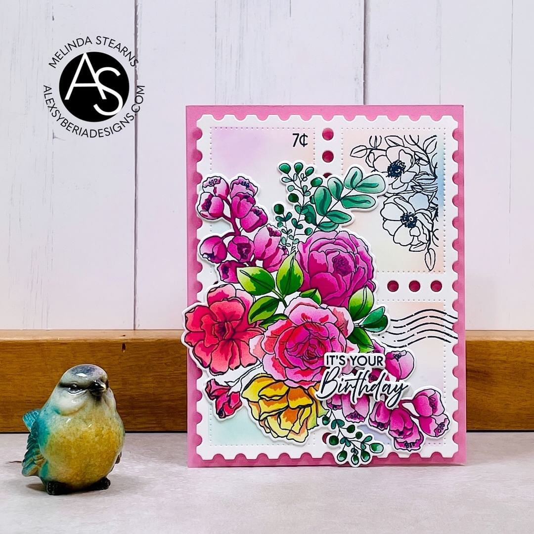 Alex Syberia Designs Birthday Bouquet Die Set