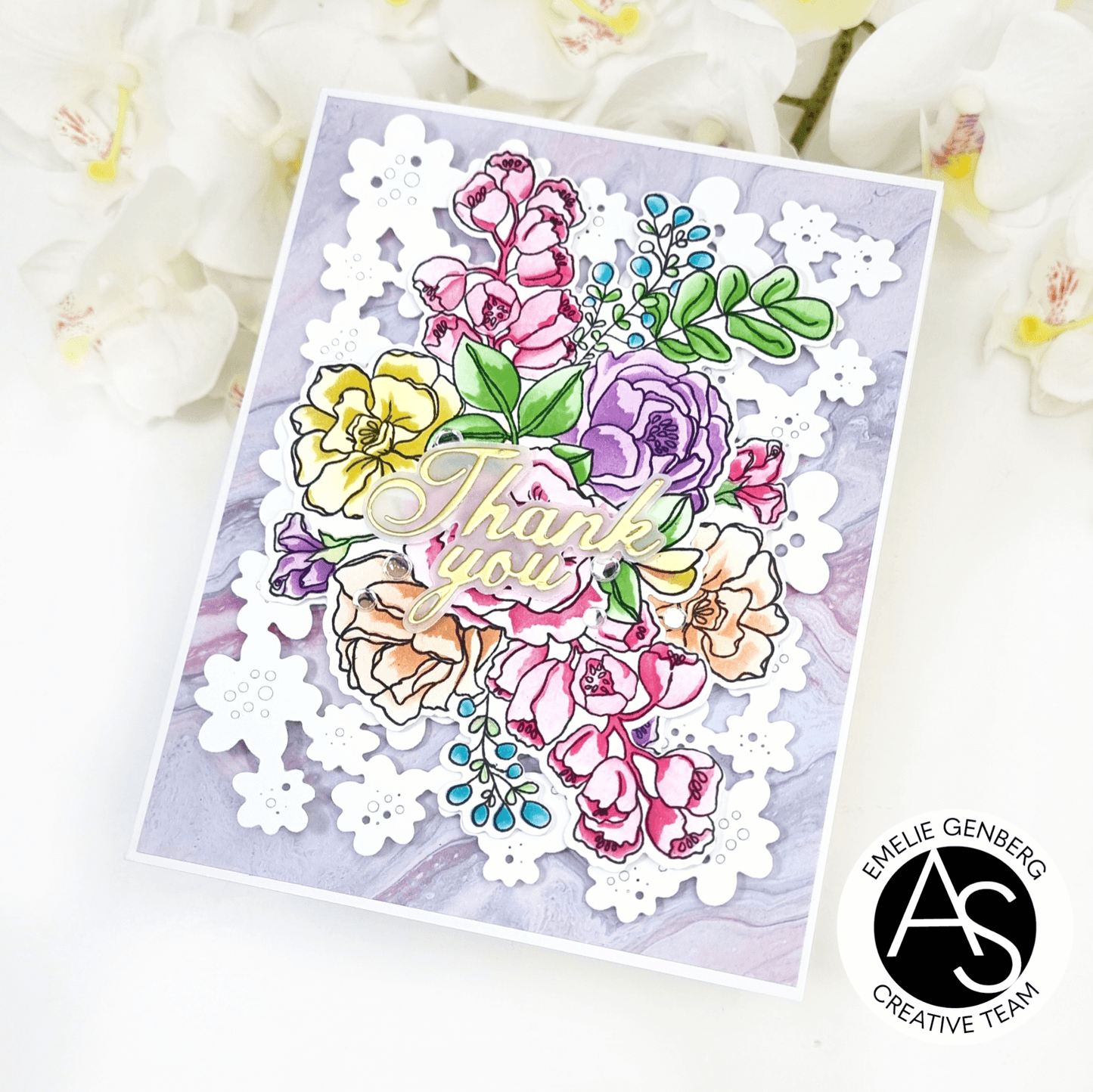 Alex Syberia Designs Birthday Bouquet Die Set