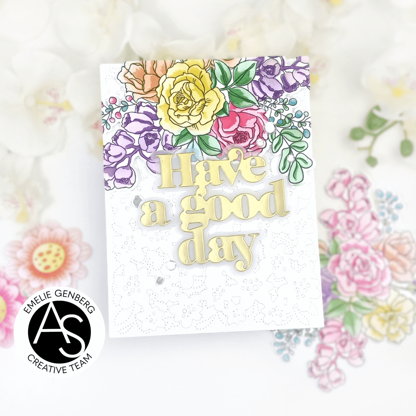 Alex Syberia Designs Birthday Bouquet Die Set