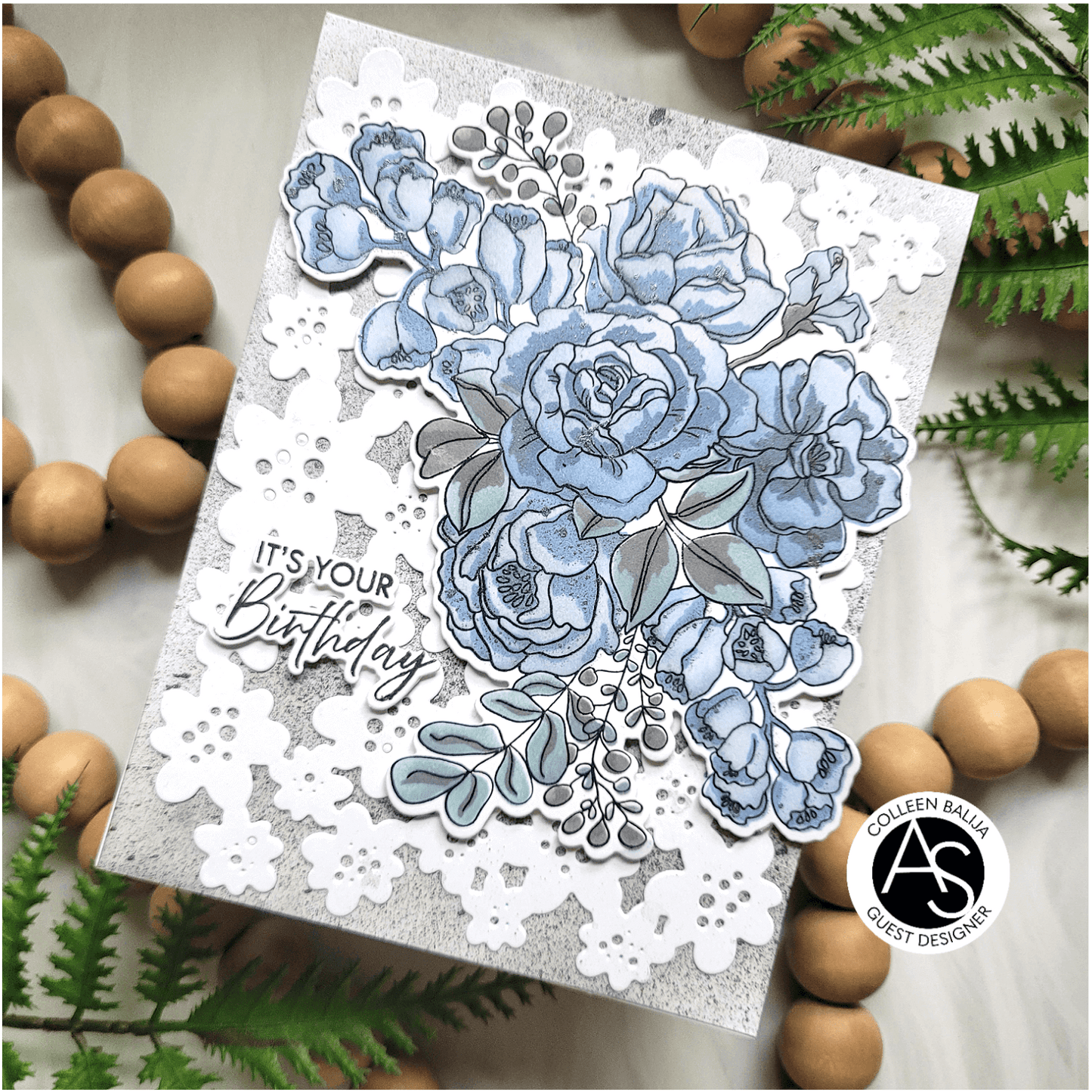 Alex Syberia Designs Birthday Bouquet Die Set