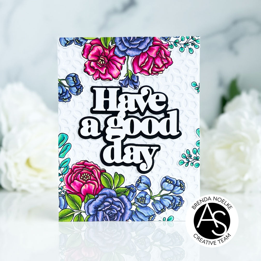 Alex Syberia Designs Birthday Bouquet Stamp Set
