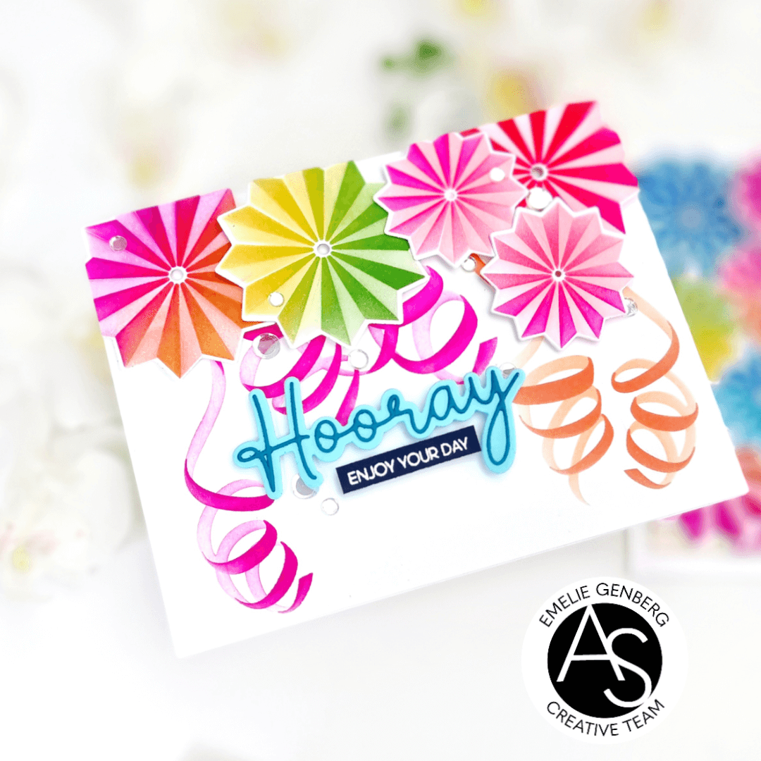 Alex Syberia Designs Carnival Party Stencil and Die Set