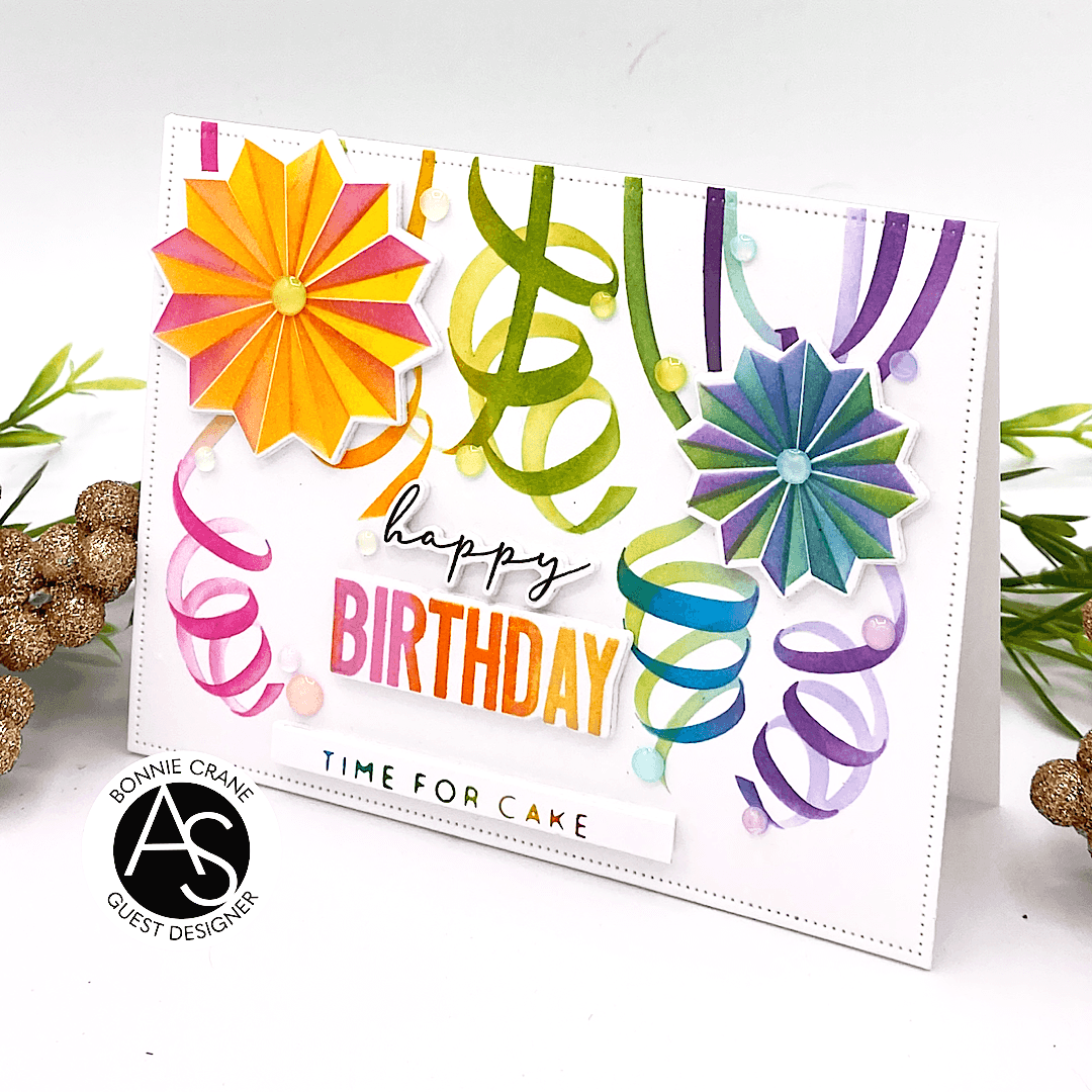 Alex Syberia Designs Carnival Party Stencil and Die Set