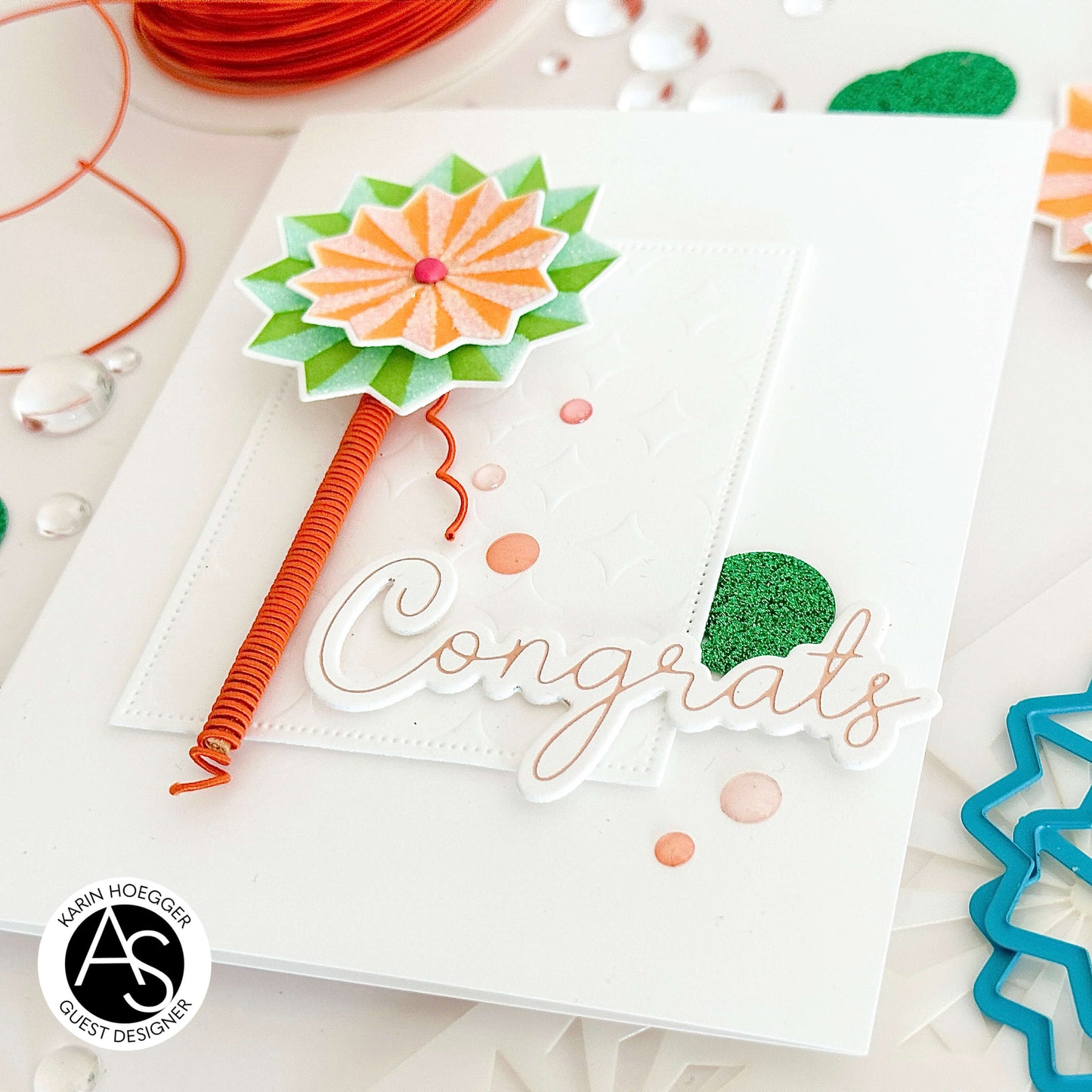 Alex Syberia Designs Carnival Party Stencil and Die Set