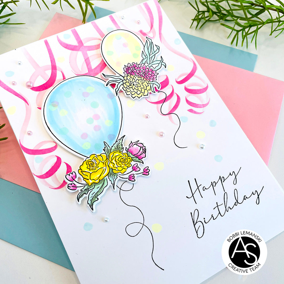 Alex Syberia Designs Carnival Party Stencil and Die Set