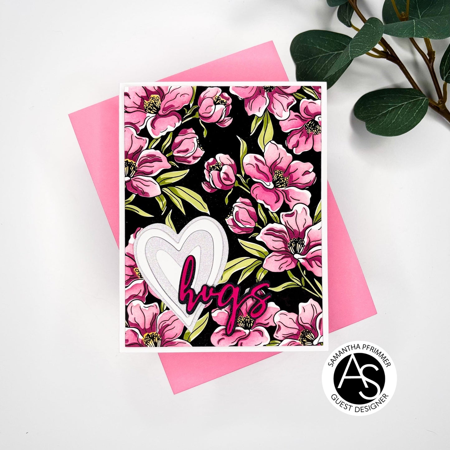 Alex Syberia Designs Charming Floral Background Stencil Set
