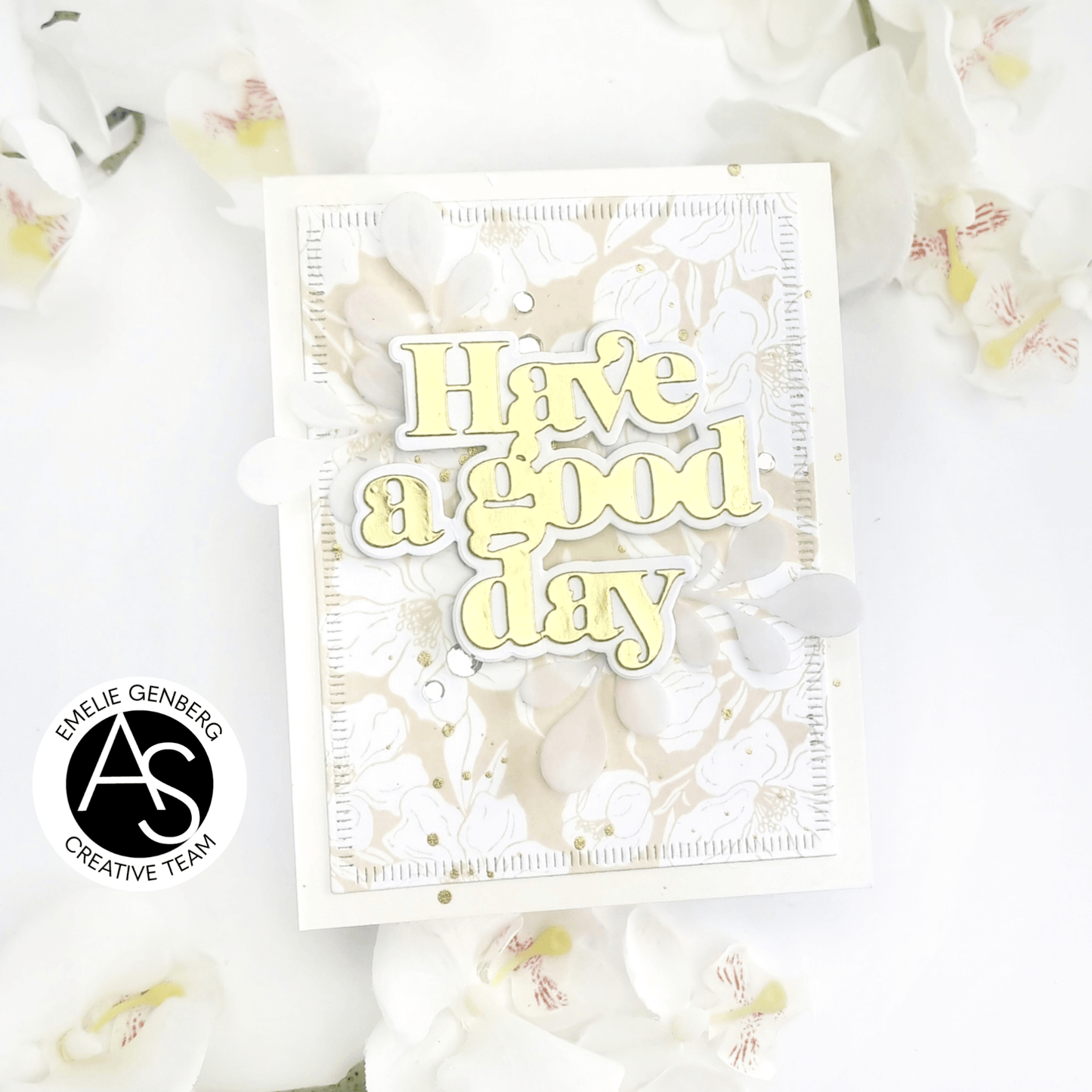 Alex Syberia Designs Charming Floral Background Stencil Set