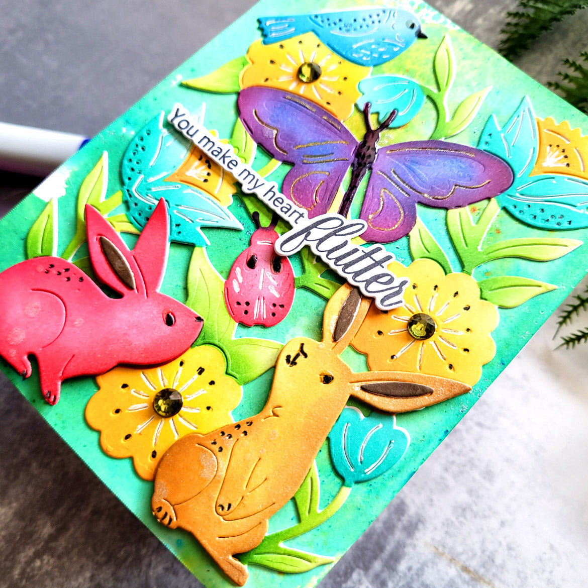 Alex Syberia Designs Cheerful Meadow Die Set