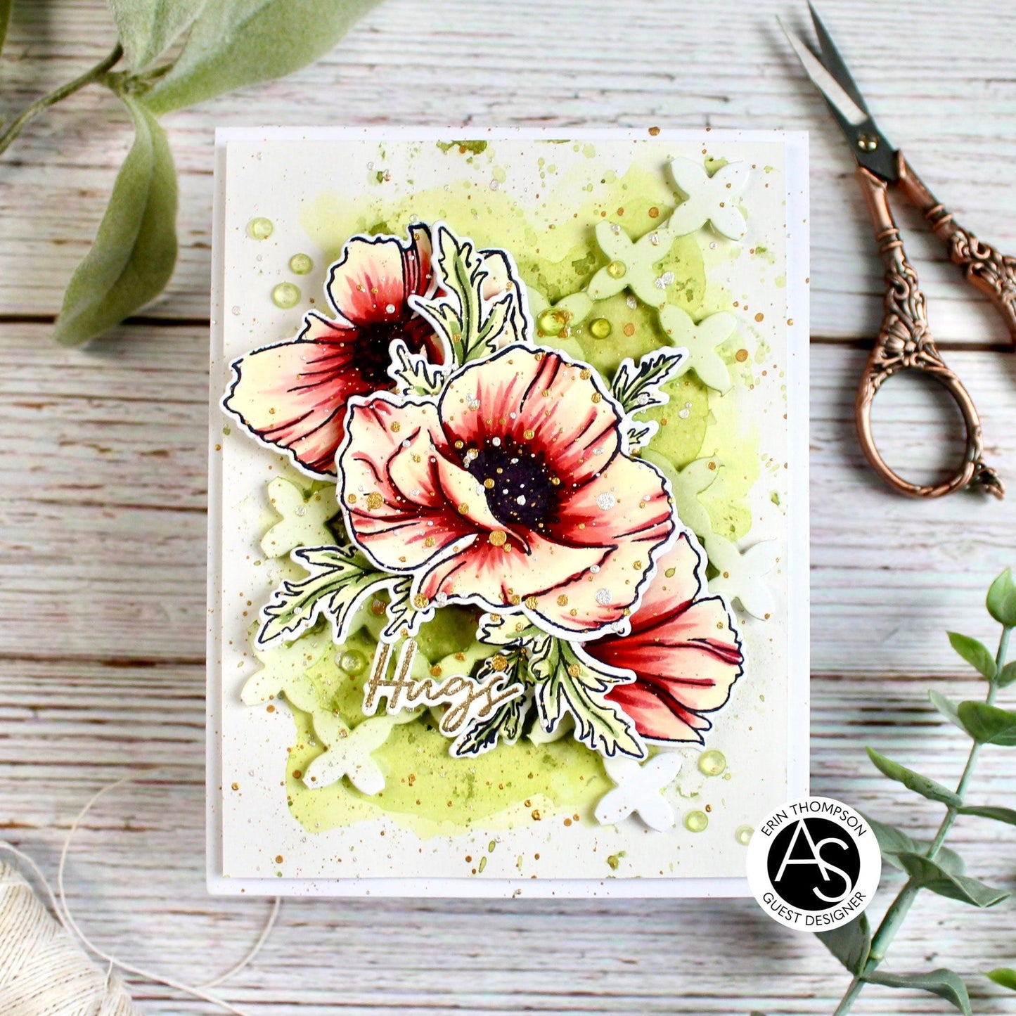 Alex Syberia Designs Cindy Lou's Poppies Die Set