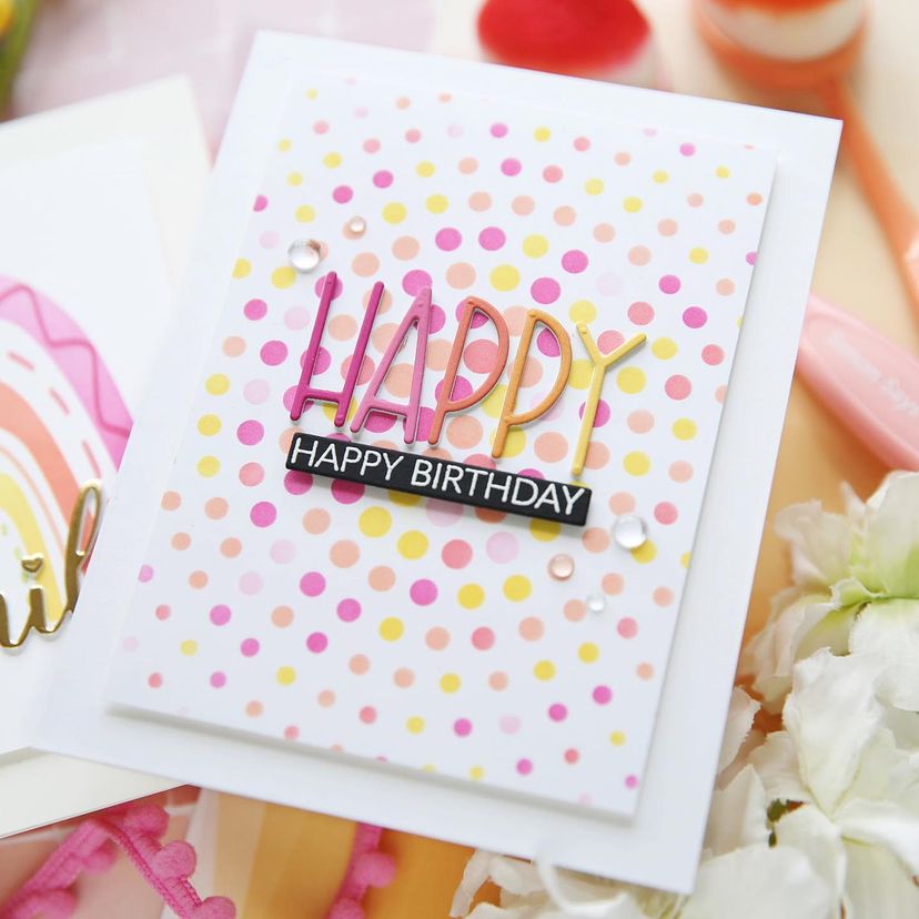 Alex Syberia Designs Confetti Stencil Set