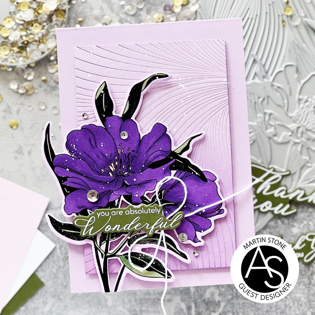 Alex Syberia Designs Elegant Blooms Press Plate & Die Set