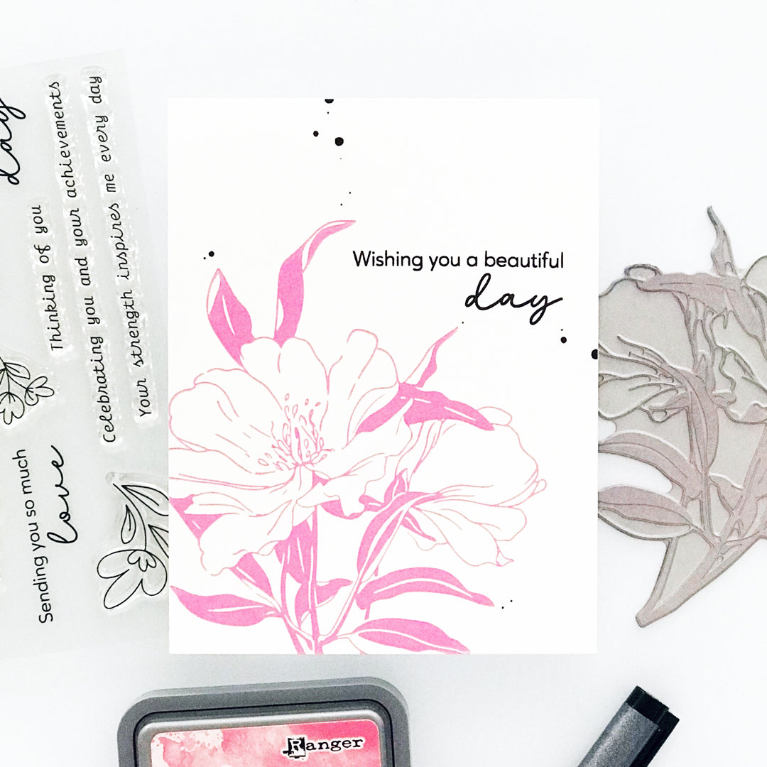 Alex Syberia Designs Elegant Blooms Press Plate & Die Set