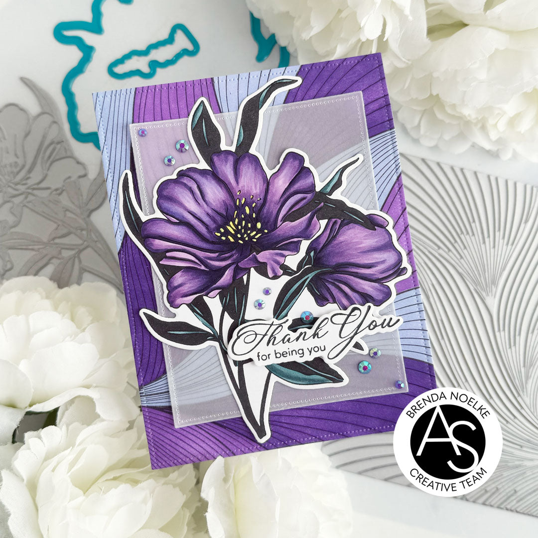 Alex Syberia Designs Elegant Blooms Press Plate & Die Set