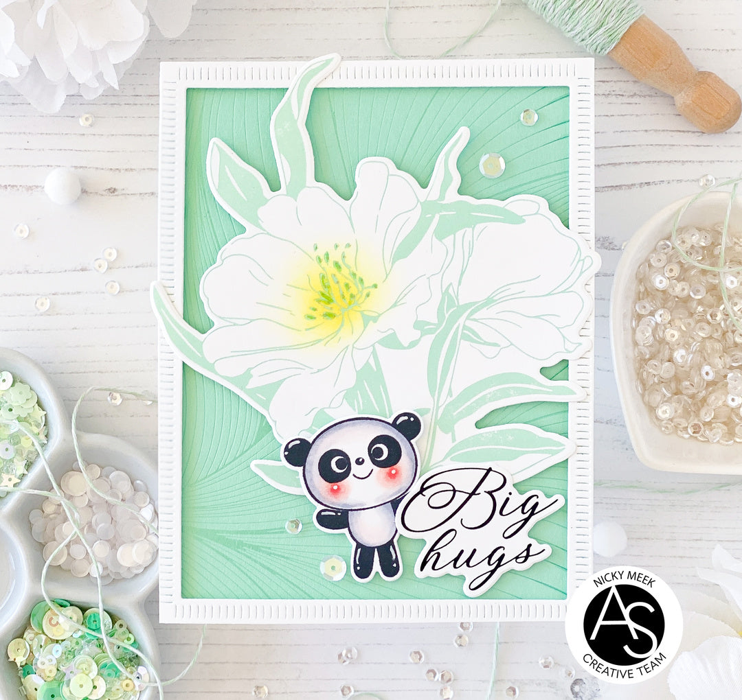 Alex Syberia Designs Elegant Blooms Press Plate & Die Set