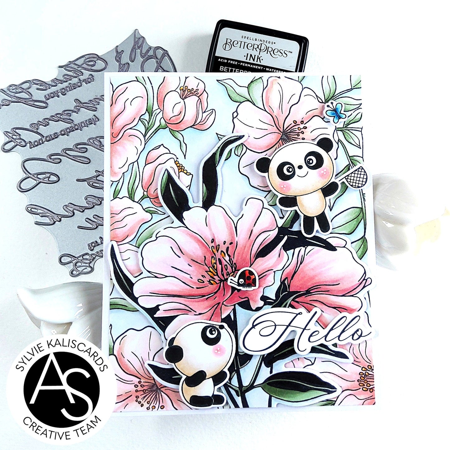 Alex Syberia Designs Elegant Blooms Press Plate & Die Set