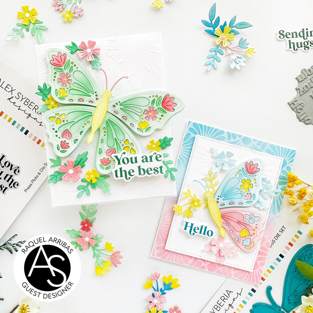 Alex Syberia Designs Essential Sentiments Press Plate & Die Set