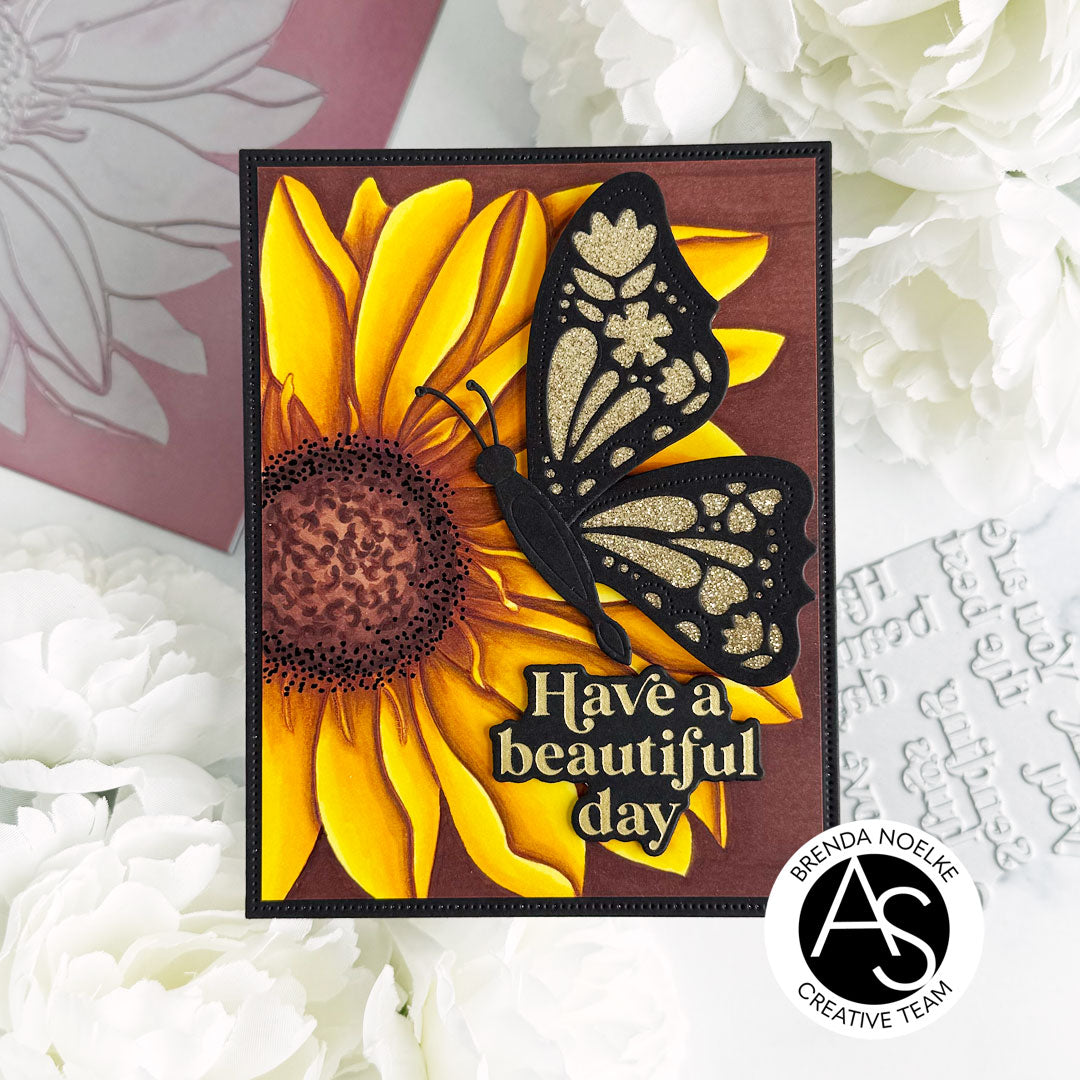 Alex Syberia Designs Essential Sentiments Press Plate & Die Set