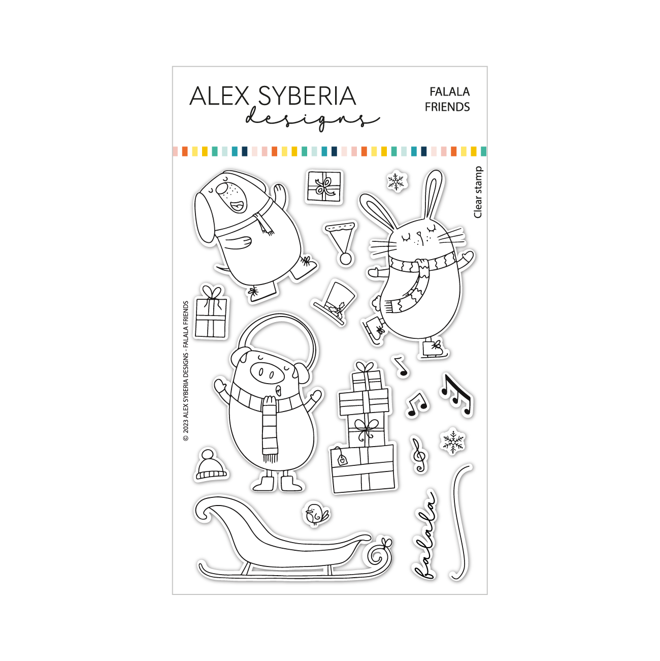 Alex Syberia Designs Falala Friends Stamp Set
