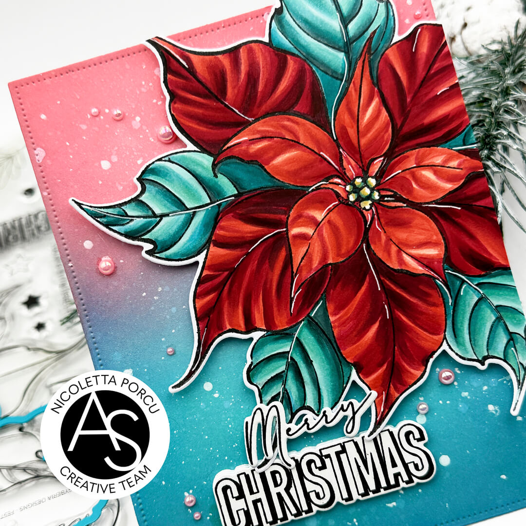 Alex Syberia Designs Festive Poinsettia Die Set