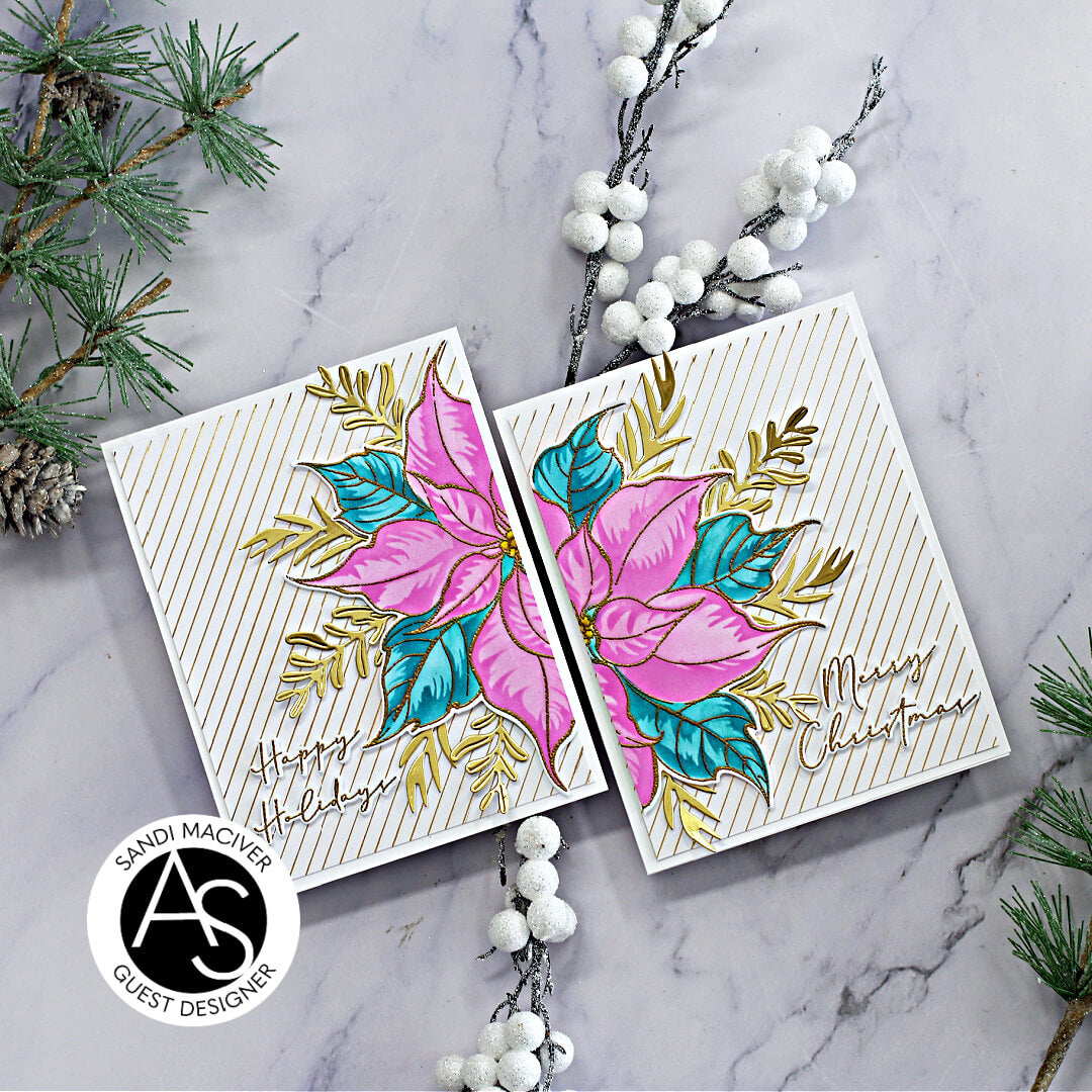 Alex Syberia Designs Festive Poinsettia Die Set