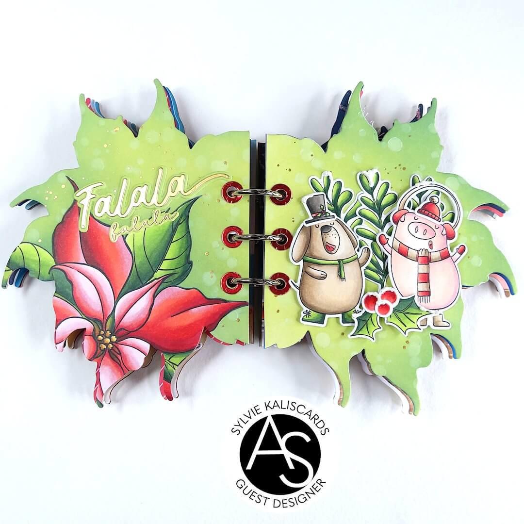 Alex Syberia Designs Festive Poinsettia Die Set