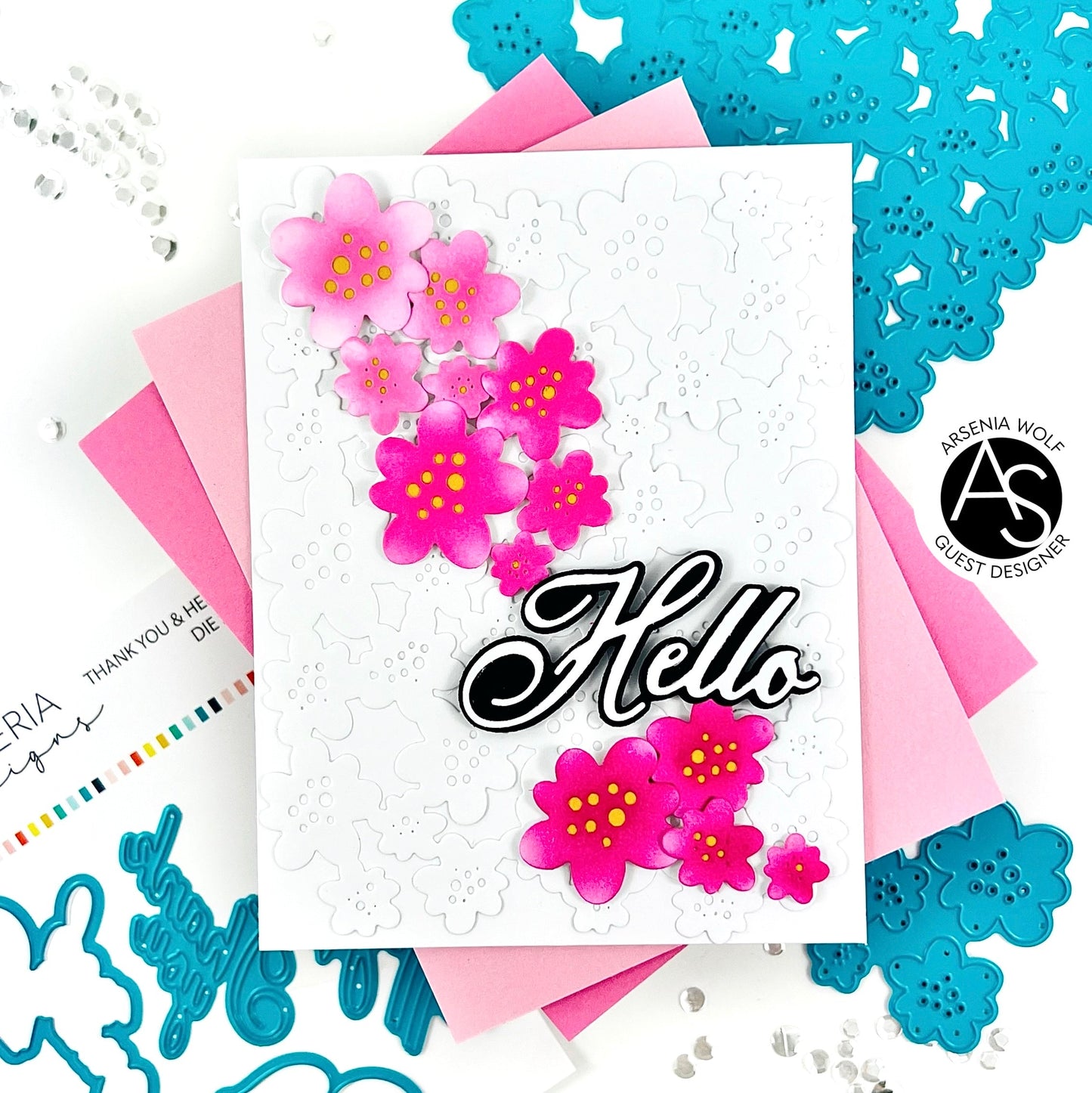 Alex Syberia Designs Floral Splendor Cover Die
