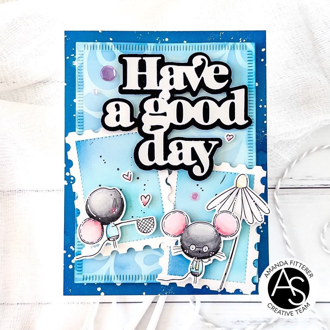 Alex Syberia Designs Good Day Quilted Rectangles Die Set