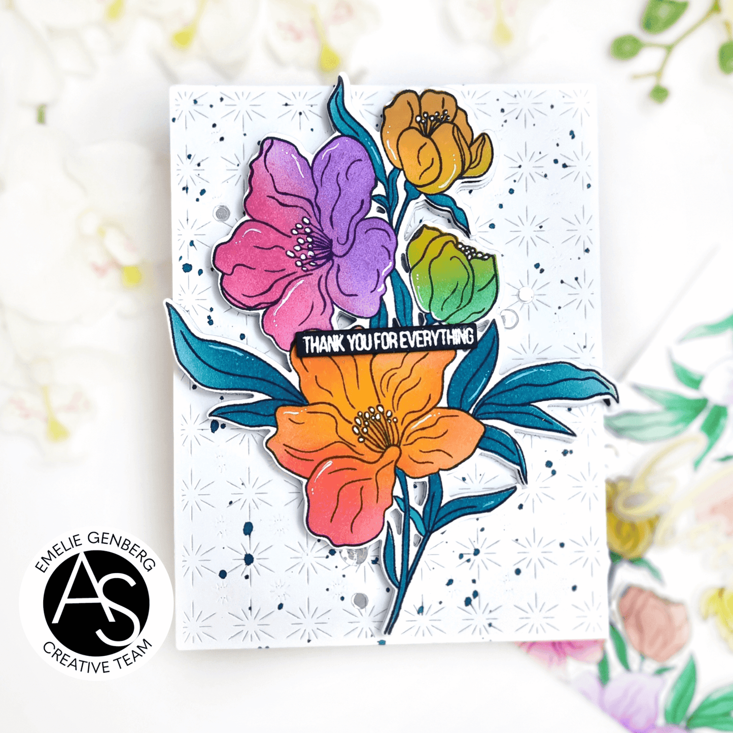 Alex Syberia Designs Grateful for You Stamp Set