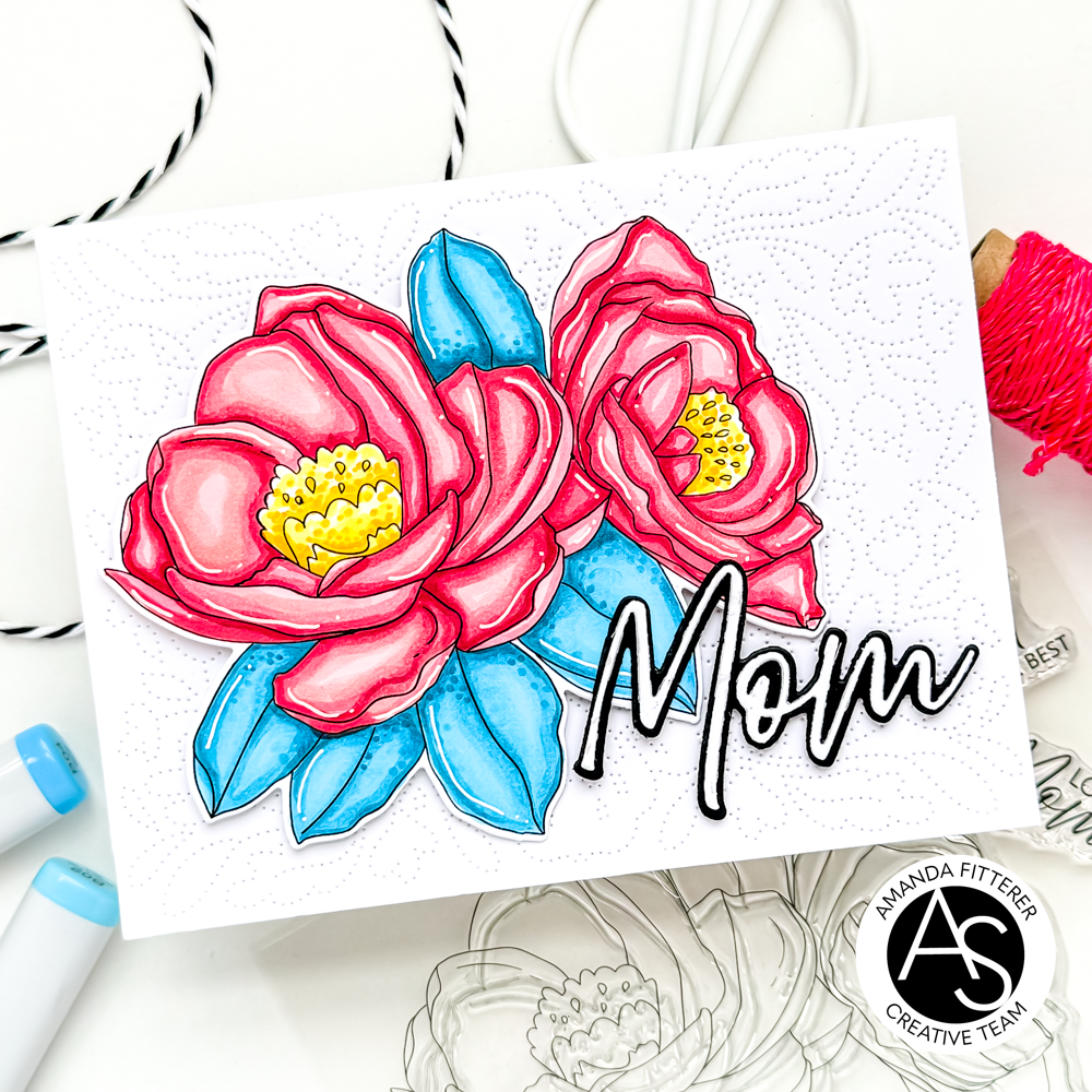 Alex Syberia Designs Heartfelt Blooms Die Set