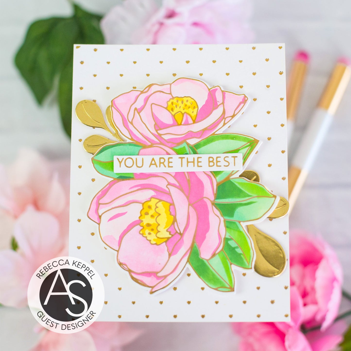 Alex Syberia Designs Heartfelt Blooms Die Set