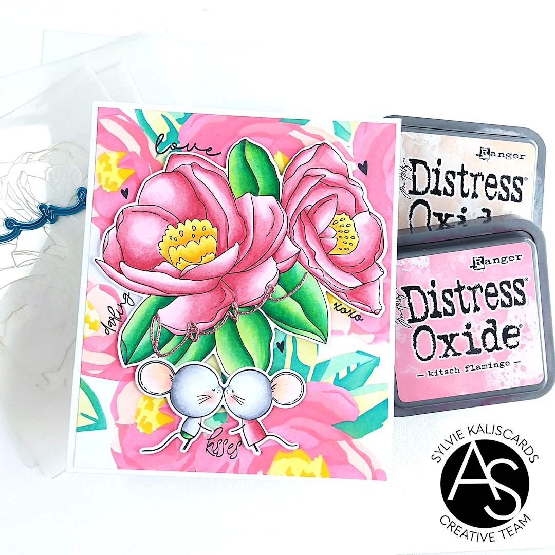 Alex Syberia Designs Heartfelt Blooms Stamp Set