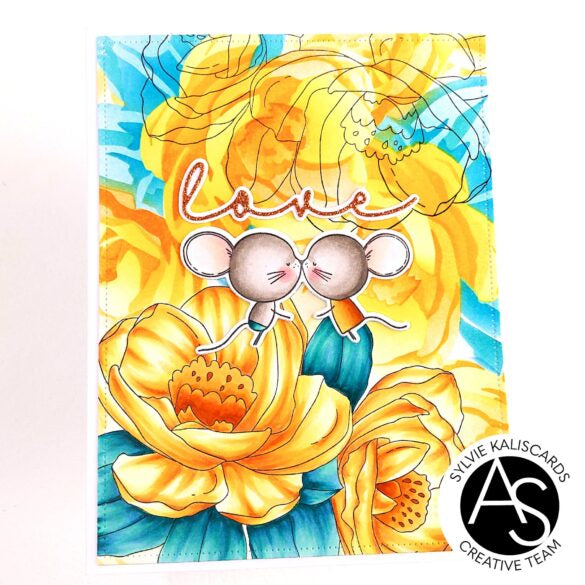Alex Syberia Designs Heartfelt Blooms Stamp Set