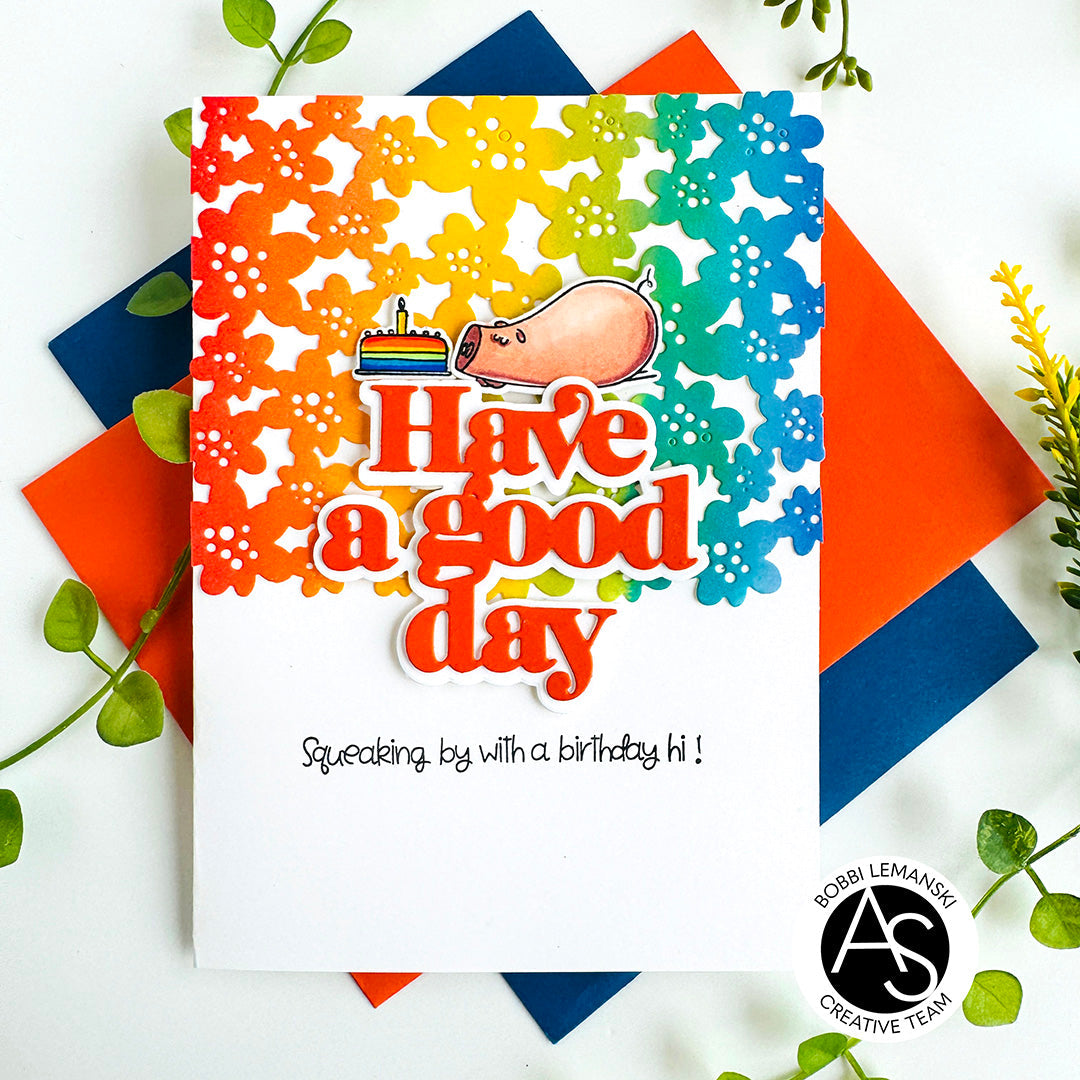 Alex Syberia Designs Hog Happy Day Stamp Set