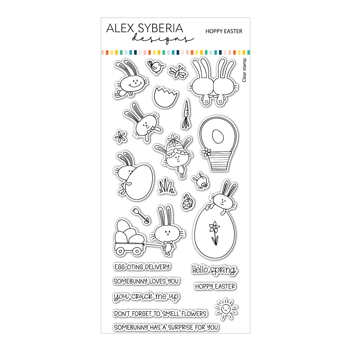 Alex Syberia Designs Hoppy Easter Stamp Set