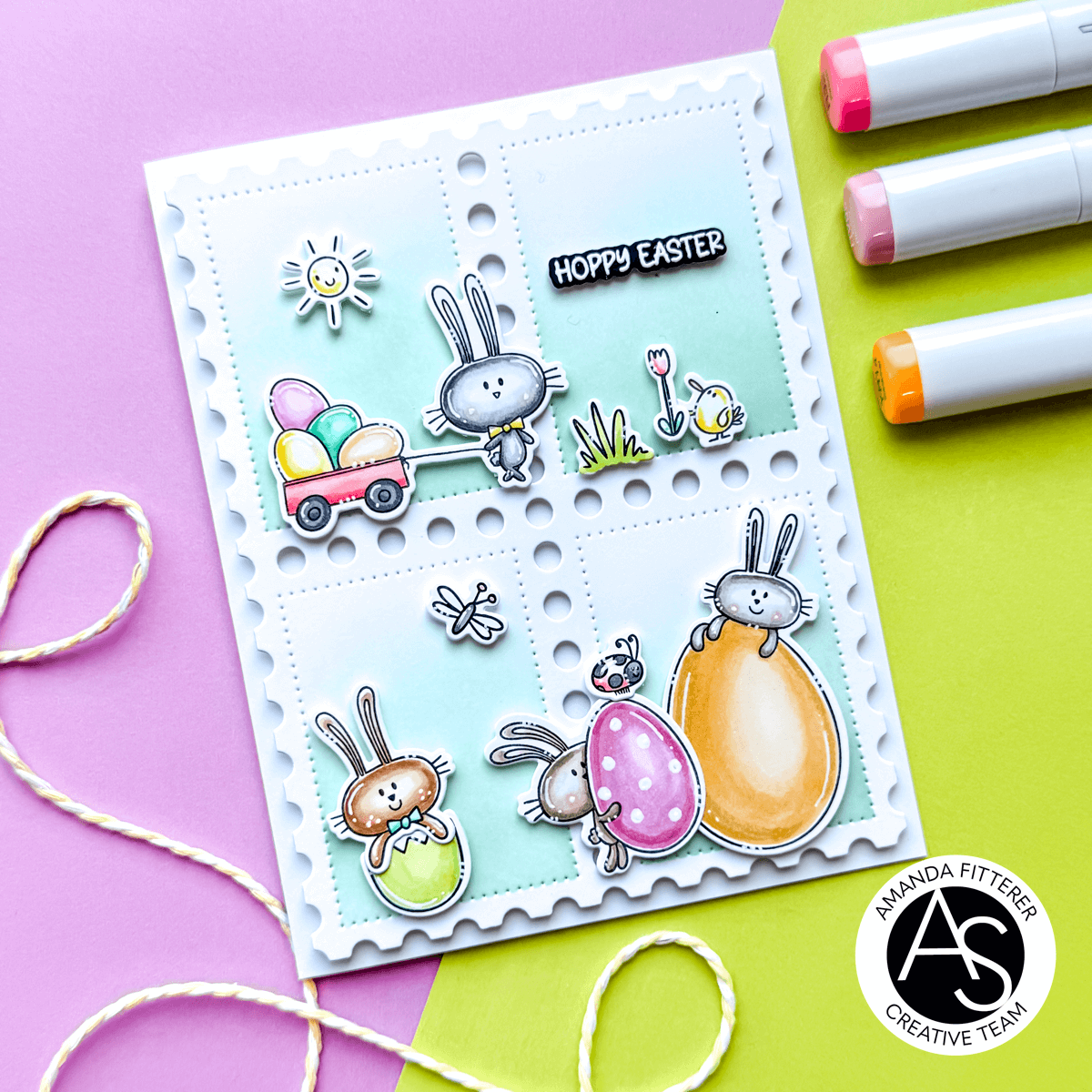Alex Syberia Designs Hoppy Easter Stamp Set