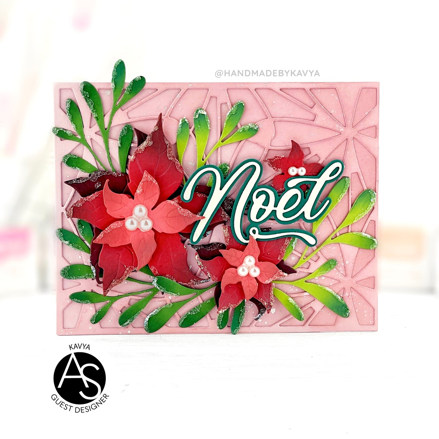 Alex Syberia Designs Joyful Poinsettia Die Set