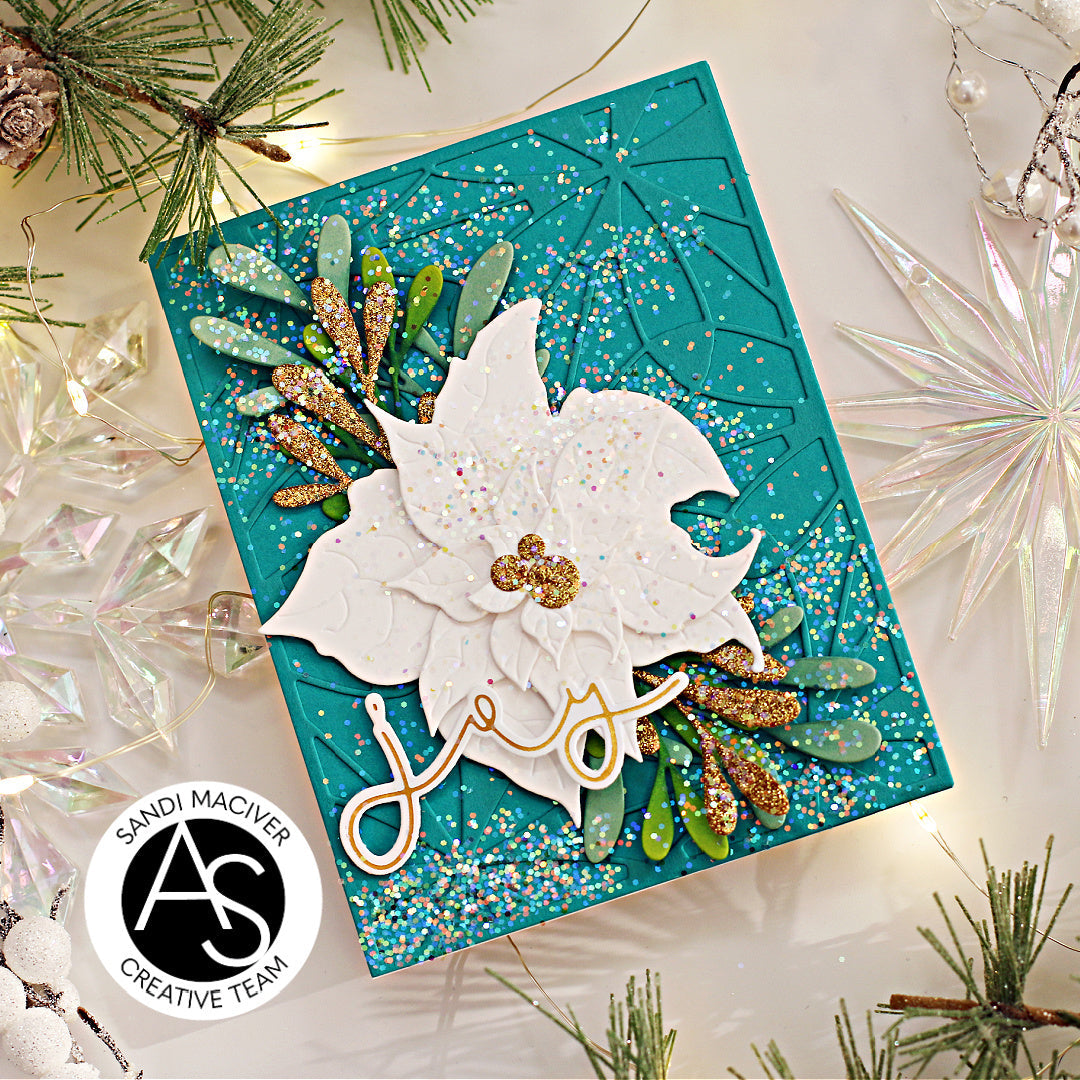 Alex Syberia Designs Joyful Poinsettia Die Set