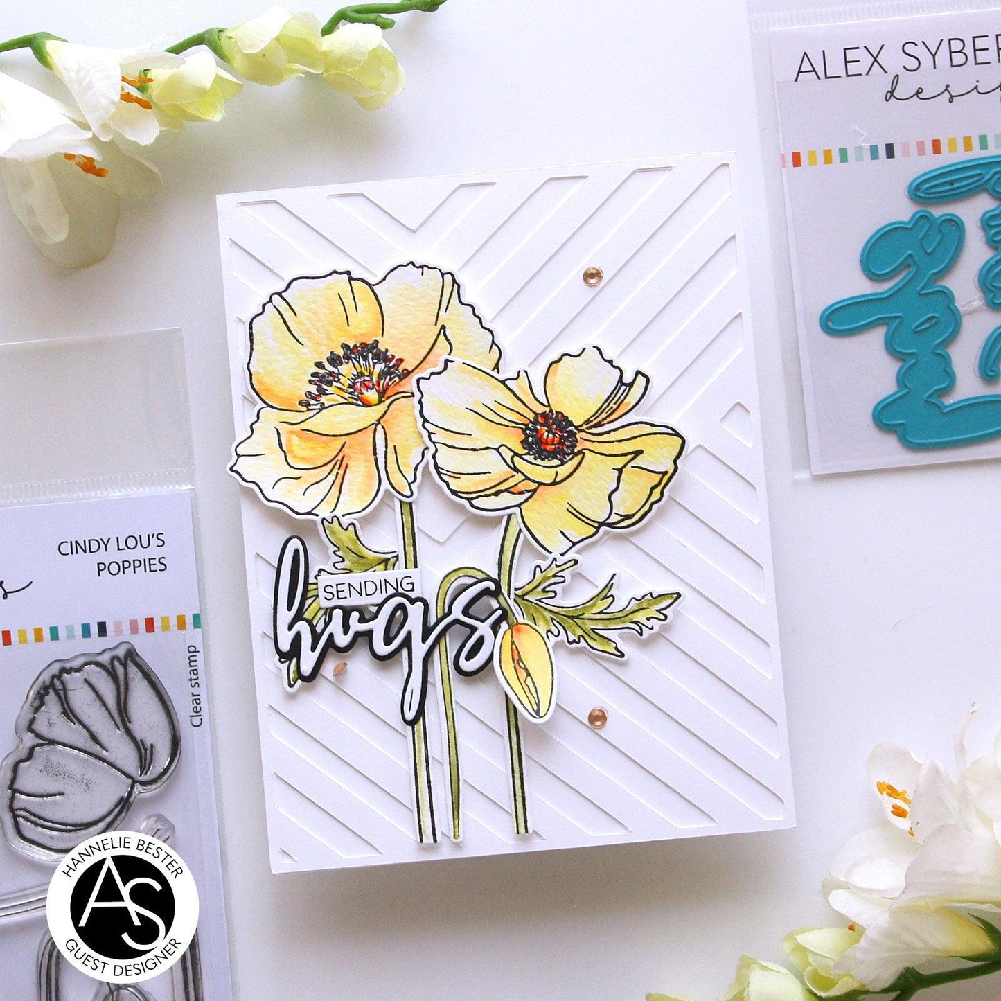 Alex Syberia Designs Love & Hugs Die Set