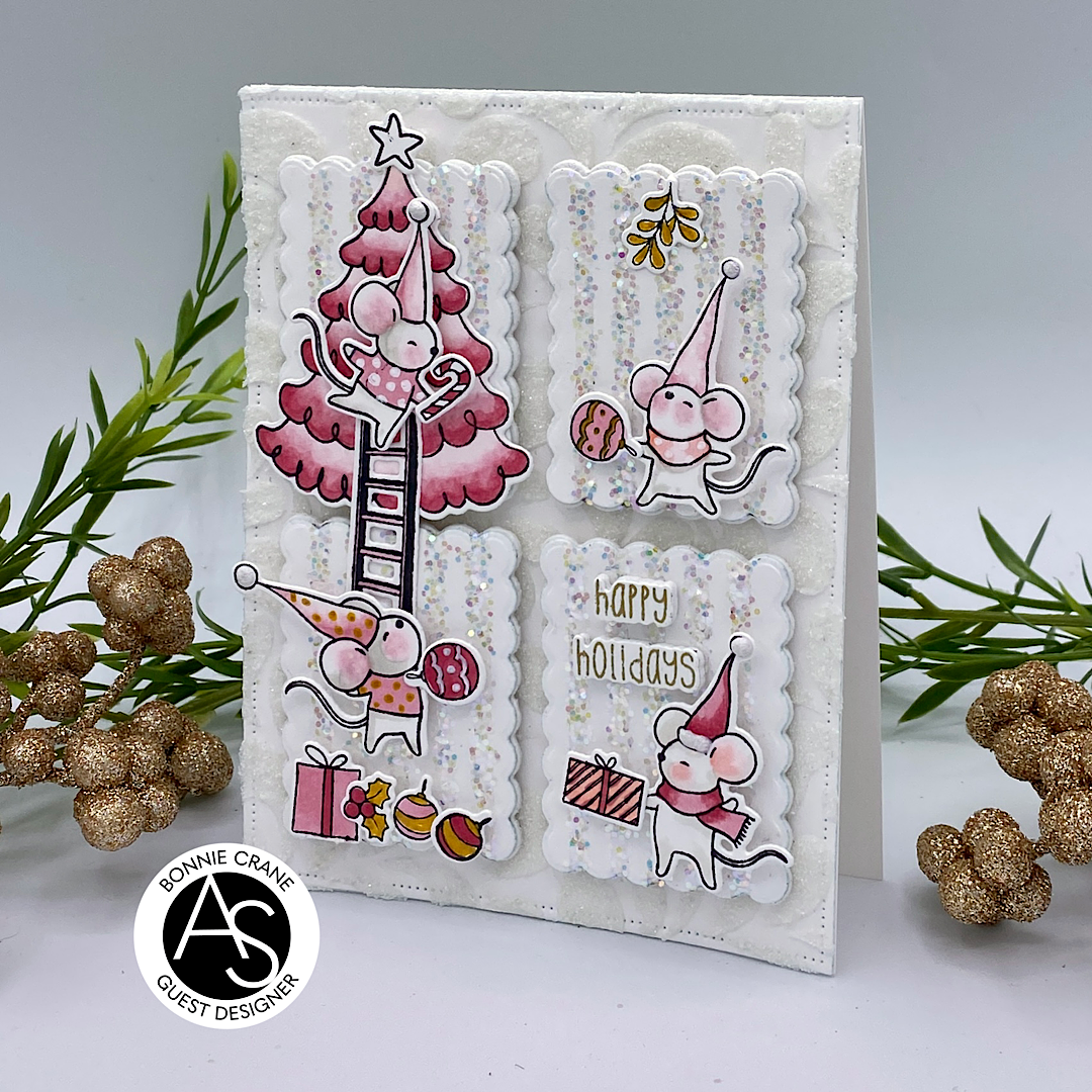Alex Syberia Designs Merry Christmice Stamp Set
