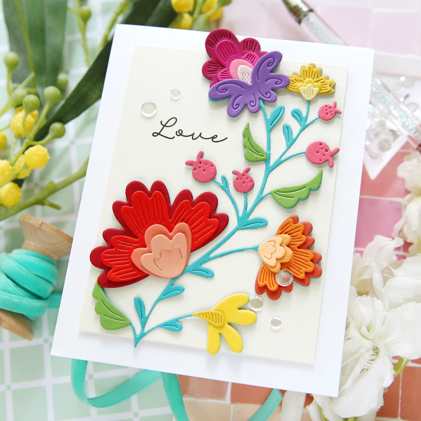 Alex Syberia Designs Mysterious Petals Die Set