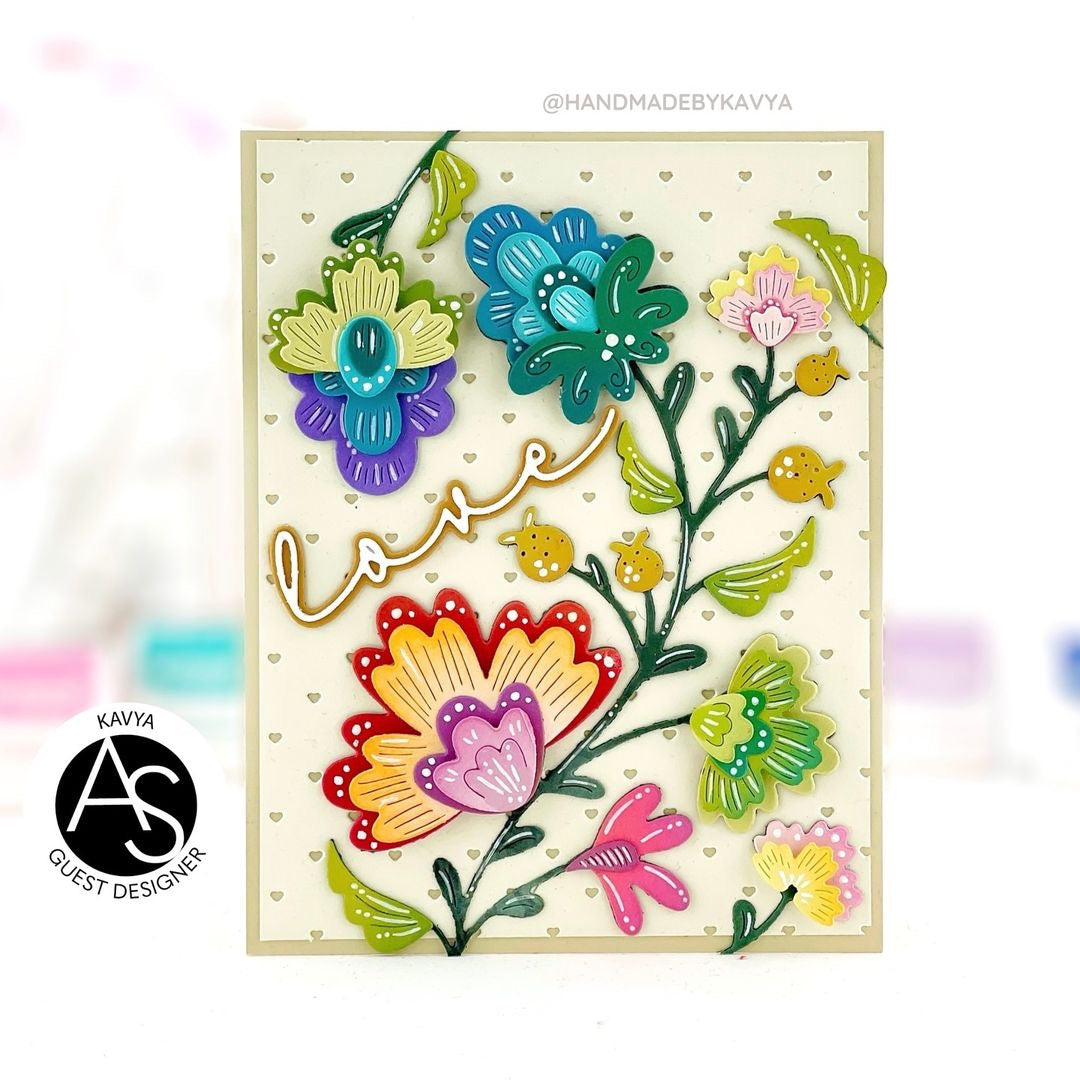 Alex Syberia Designs Mysterious Petals Die Set