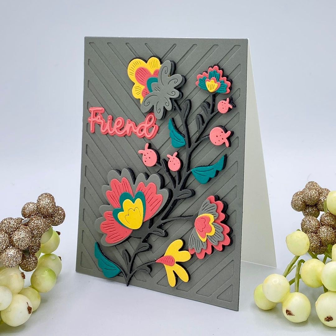 Alex Syberia Designs Mysterious Petals Die Set